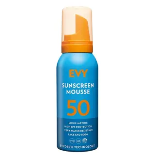 Produktfoto för EVY Solskyddsmousse SPF50, 100 ml