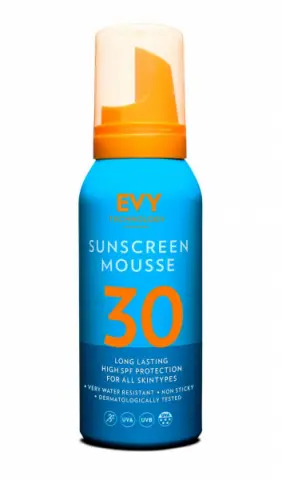 Produktfoto för EVY Sunscreen Mousse SPF30 100 ml
