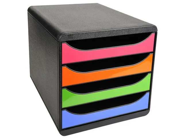 Alternativ bild 0 för Exacompta Blankettbox BIG-BOX 4 lådor