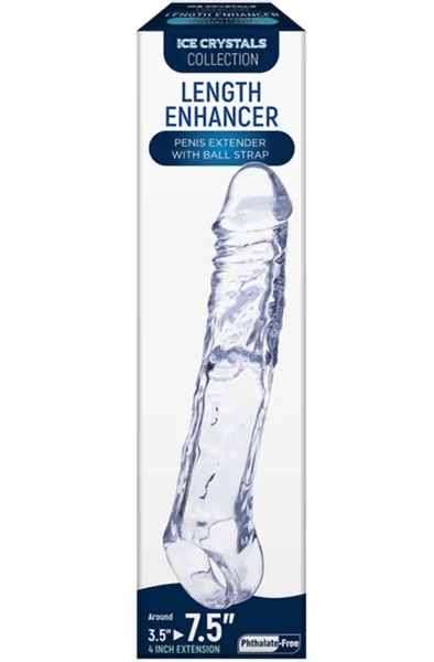 Bild 2 för Excellent Power Length Enhancer Clear 19 cm Penisförlängare/Sleeve
