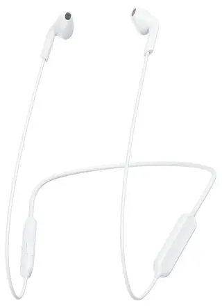 Produktfoto för Exibel BIX100 in ear hörlurar, Bluetooth och mikrofon - Vit
