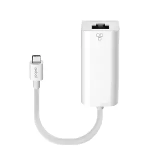 Produktfoto för Exibel USB-C nätverksadapter Gigabit - Vit