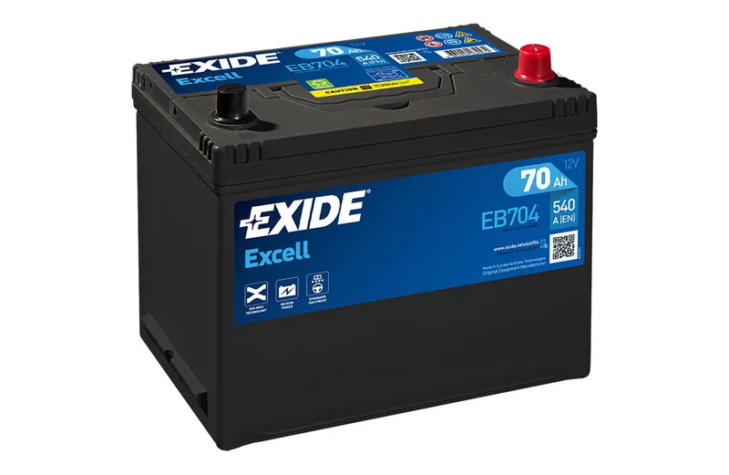 Alternativ bild 0 för Exide Excell EB704 70 Ah