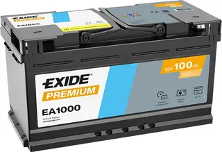 Produktfoto för Exide Premium EA1000 100 Ah