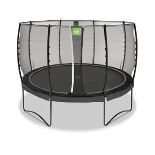 Produktfoto för EXIT Allure Classic Studsmatta med säkerhetsnät 366 cm (Svart)