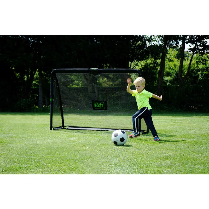 Bild 2 för EXIT Maestro av stål Fotbollsmål 180x120 cm (Svart)