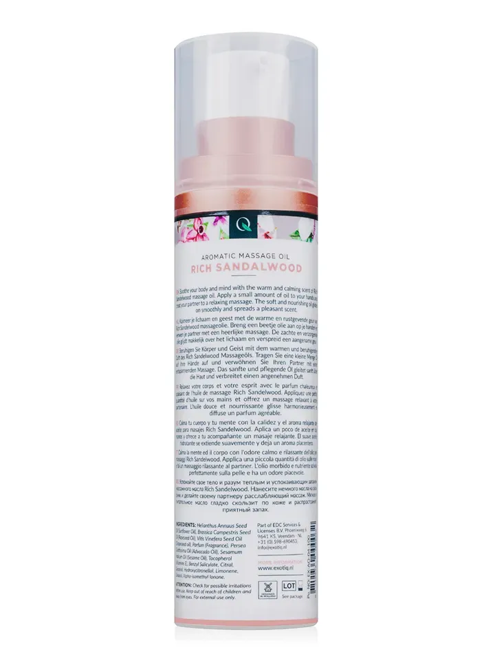 Bild 2 för Exotiq Aromatic Massage Oil Rich Sandalwood 100 ml