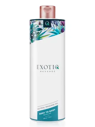 Produktfoto för Exotiq  Body To Body Neutral Massage Oil 500 ml
