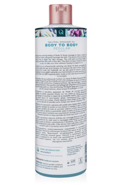 Bild 2 för Exotiq  Body To Body Neutral Massage Oil 500 ml