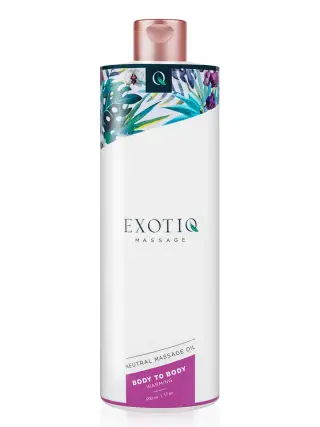 Produktfoto för Exotiq  Body To Body Neutral Warming Massage Oil  500 ml