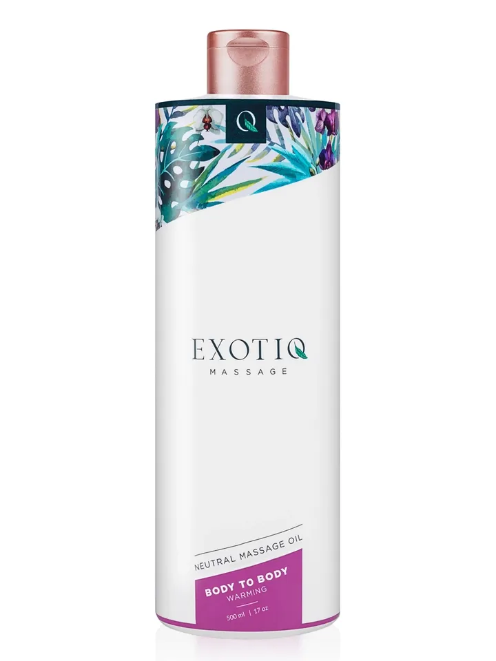 Bild 1 för Exotiq  Body To Body Neutral Warming Massage Oil  500 ml