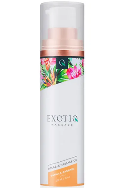 Bild 1 för Exotiq Kissable Massage Oil Vanilla Caramel 100 ml