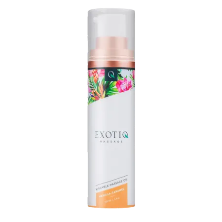 Bild 1 för Exotiq Kissable Massage Oil Vanilla Caramel 100 ml