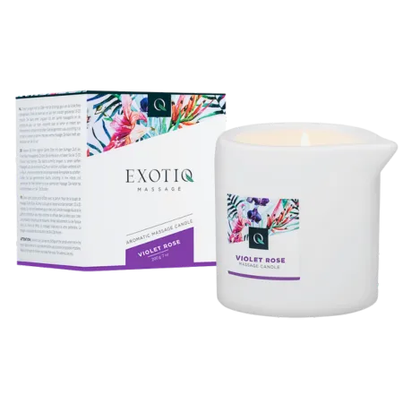 Bild 2 för Exotiq Massage Candle Violet Rose 200g Massageljus