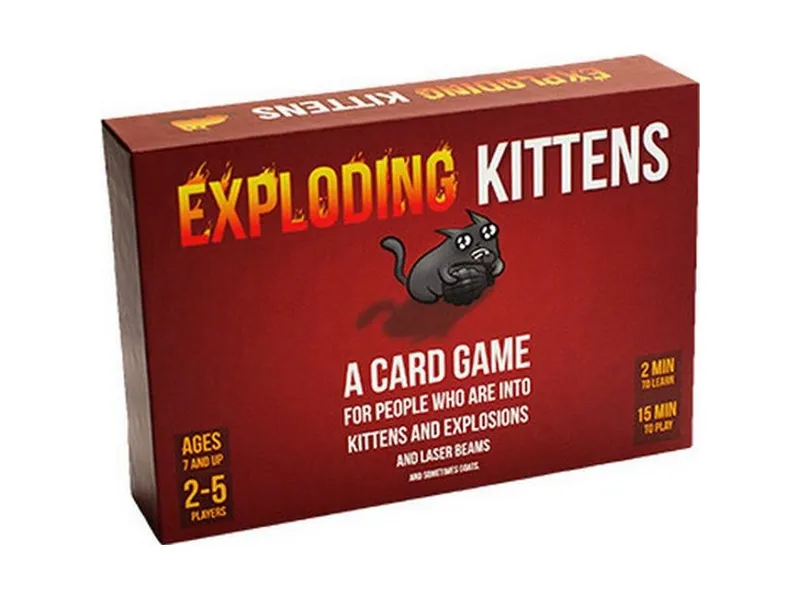 Alternativ bild 0 för Exploding Kittens Kortspel