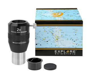 Produktfoto för Explore Scientific 0218750 2x 31.7 mm Fokal extender