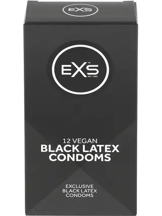 Produktfoto för EXS Black Latex Kondomer 12-pack