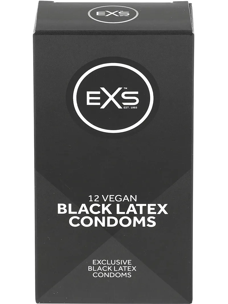 Alternativ bild 0 för EXS Black Latex Kondomer 12-pack