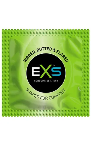 Produktfoto för EXS EXS Ribbed Dotted Flared - 30 pack