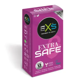 Produktfoto för EXS Extra Safe Kondom 12-pack
