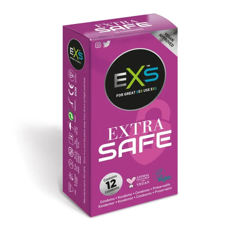 Alternativ bild 0 för EXS Extra Safe Kondom 12-pack