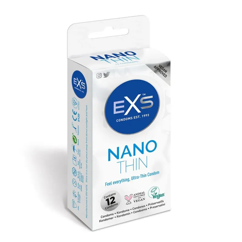 Alternativ bild 0 för EXS Nano Thin Kondom 12-pack