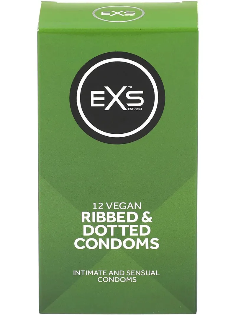 Alternativ bild 0 för EXS Ribbed & Dotted Kondomer 12-pack