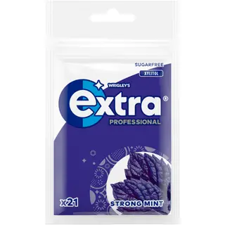 Produktfoto för Extra EXTRA Professional Strong Mint påse, 21 st