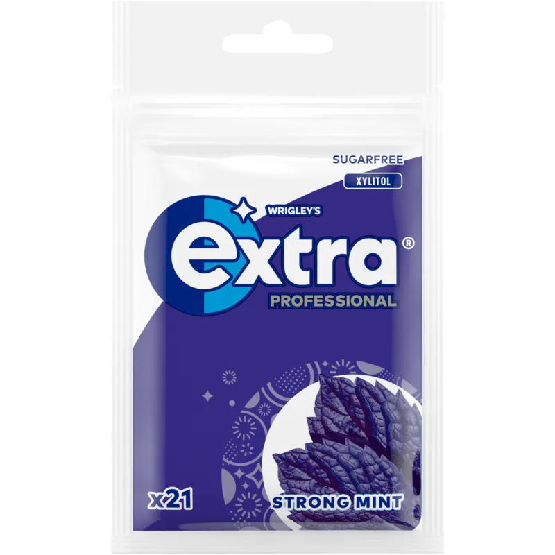 Bild 1 för Extra EXTRA Professional Strong Mint påse, 21 st