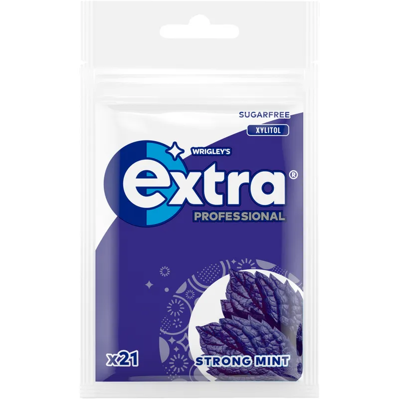 Bild 2 för Extra EXTRA Professional Strong Mint påse, 21 st