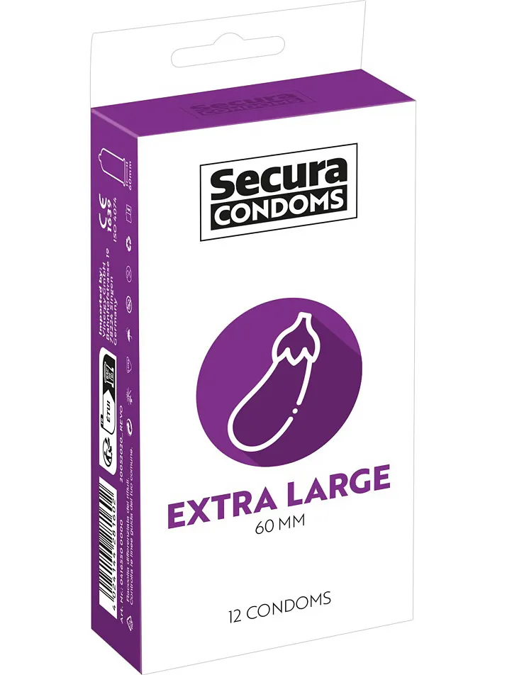 Alternativ bild 0 för Extra Large 12-pack kondomer