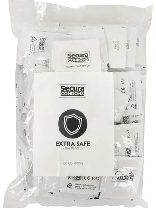 Produktfoto för Extra Safe 100-pack Kondomer