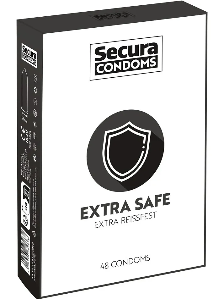 Alternativ bild 0 för Extra Safe 48-pack Kondomer