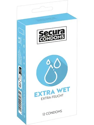 Produktfoto för Extra Wet 12-pack kondomer