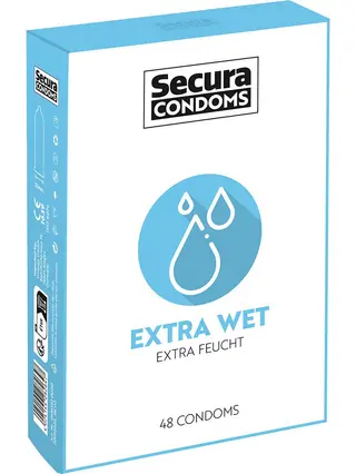 Produktfoto för Extra Wet 48-pack kondomer
