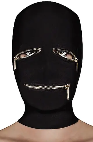 Produktfoto för Extreme Zipper Mask with eye & mouth zippers
