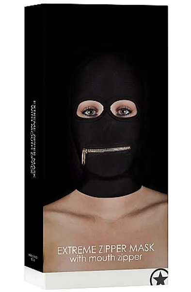 Bild 2 för Extreme Zipper Mask with mouth zipper