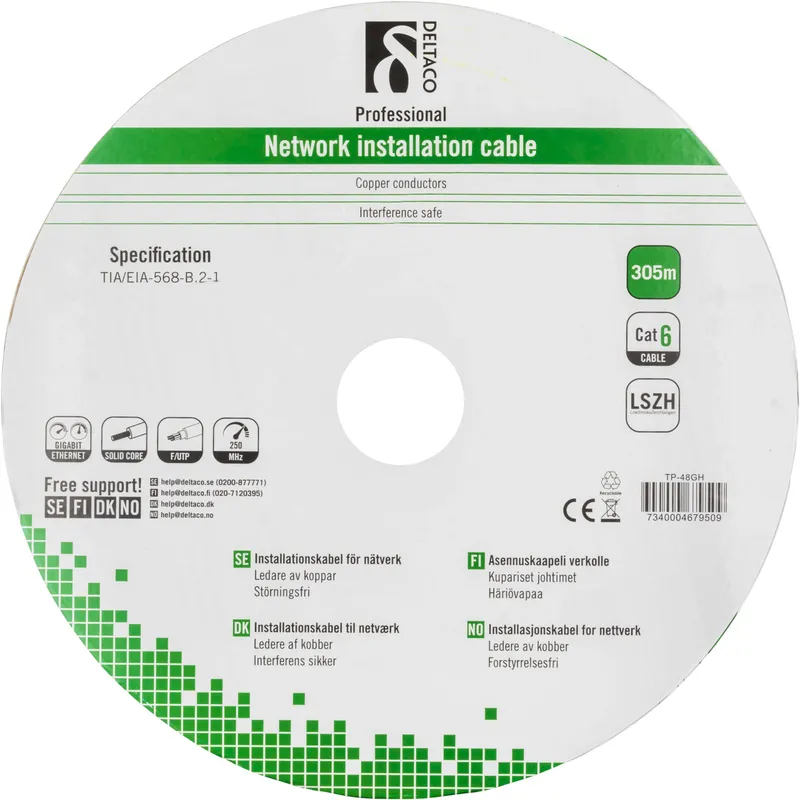 Bild 2 för F/UTP Cat6 Bulk Cable - 305 m