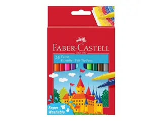 Produktfoto för Faber-Castell 554202, 24 färger, Rundad spets, Multifärg, Rund, 24 styck