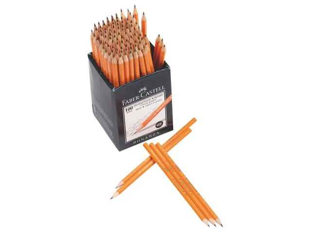Alternativ bild 0 för Faber-Castell Blyertspenna, Bonanza, HB-stift, sexkantig pennkropp, orange