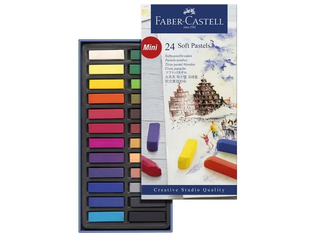 Alternativ bild 0 för Faber-Castell - Färgkrita - mjuk färgpenna (paket om 24)