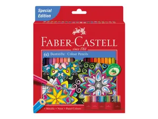 Produktfoto för Faber-Castell Färgpenna Classic 60 färger 60/FP