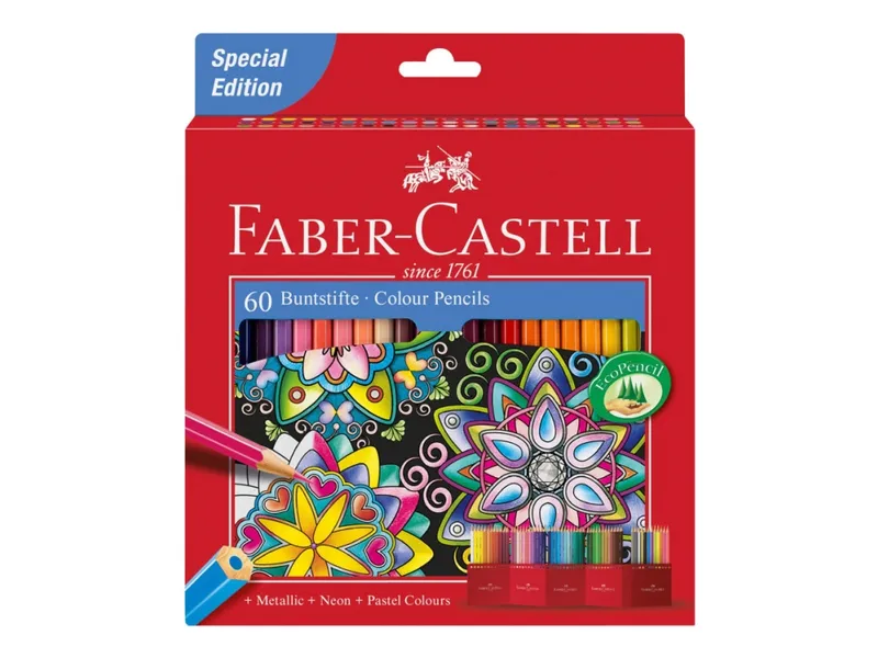 Alternativ bild 0 för Faber-Castell Färgpenna Classic 60 färger 60/FP