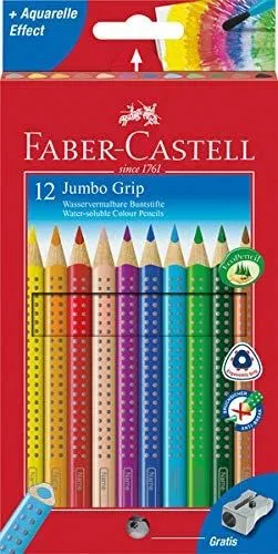 Alternativ bild 0 för Faber-Castell Färgpenna, Jumbo Grip, triangelformad pennkropp, olika färger