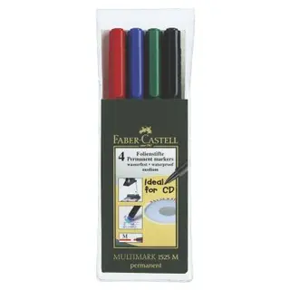 Produktfoto för Faber-Castell Märkpenna VF Multimark Perm. M sorterade färger