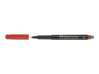 Produktfoto för Faber-Castell Märkpenna VF Multimark Permanent M röd