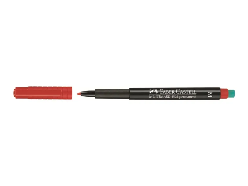 Alternativ bild 0 för Faber-Castell Märkpenna VF Multimark Permanent M röd