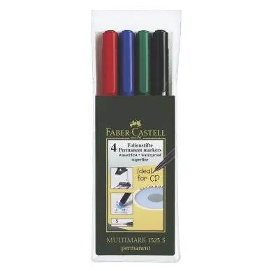 Alternativ bild 0 för Faber-Castell Märkpenna VF Multimark Permanent S sorterade färger