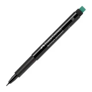 Produktfoto för Faber-Castell Märkpenna VF Multimark Permanent S svart