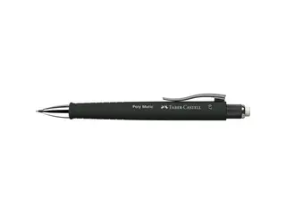 Produktfoto för Faber-Castell Poly Matic, Svart, Svart, B, 0,7 mm, Triangulär, Vridbar utåt